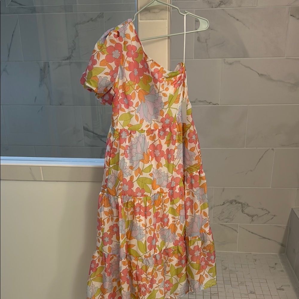 Floral Midi Dress - Multicolor